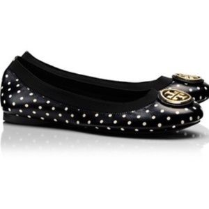 Tory Burch Black With Polka dots ballerina flats